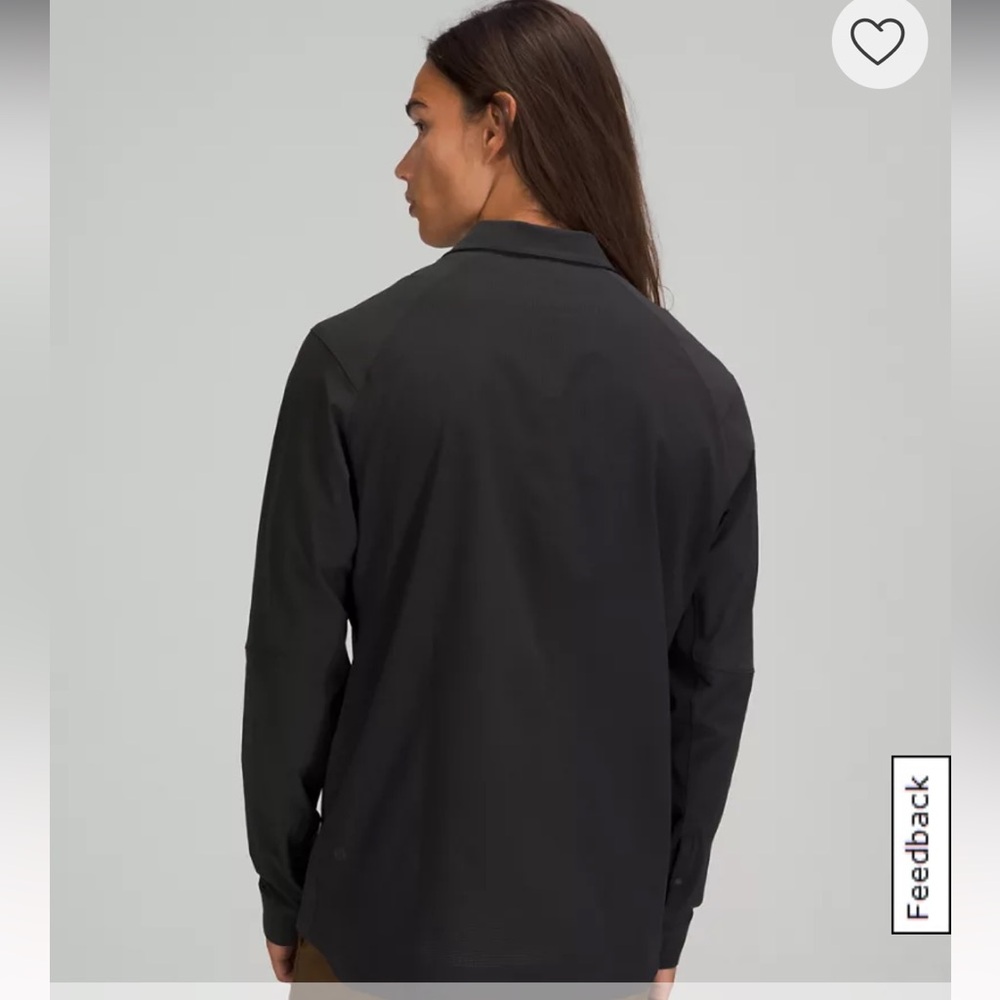 Lululemon men’s Double Pocket Long Sleeve Overshirt ~21” ptp - Picture 4 of 7